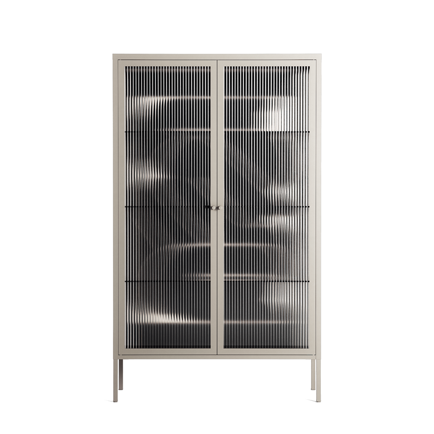 Love Flow - Cabinet - Andrea Devia-Nuño - Pebble - Reeded glass