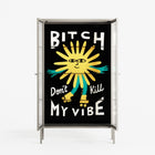 Bitch Don't Kill My Vibe - Cabinet - Aley Wild - Pebble - Reeded glass