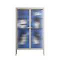 Cool Cool Salon Blue - Cabinet - Aley Wild - Pebble - Reeded glass