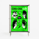 Cool Cool Salon Green - Cabinet - Aley Wild - Pebble - Reeded glass