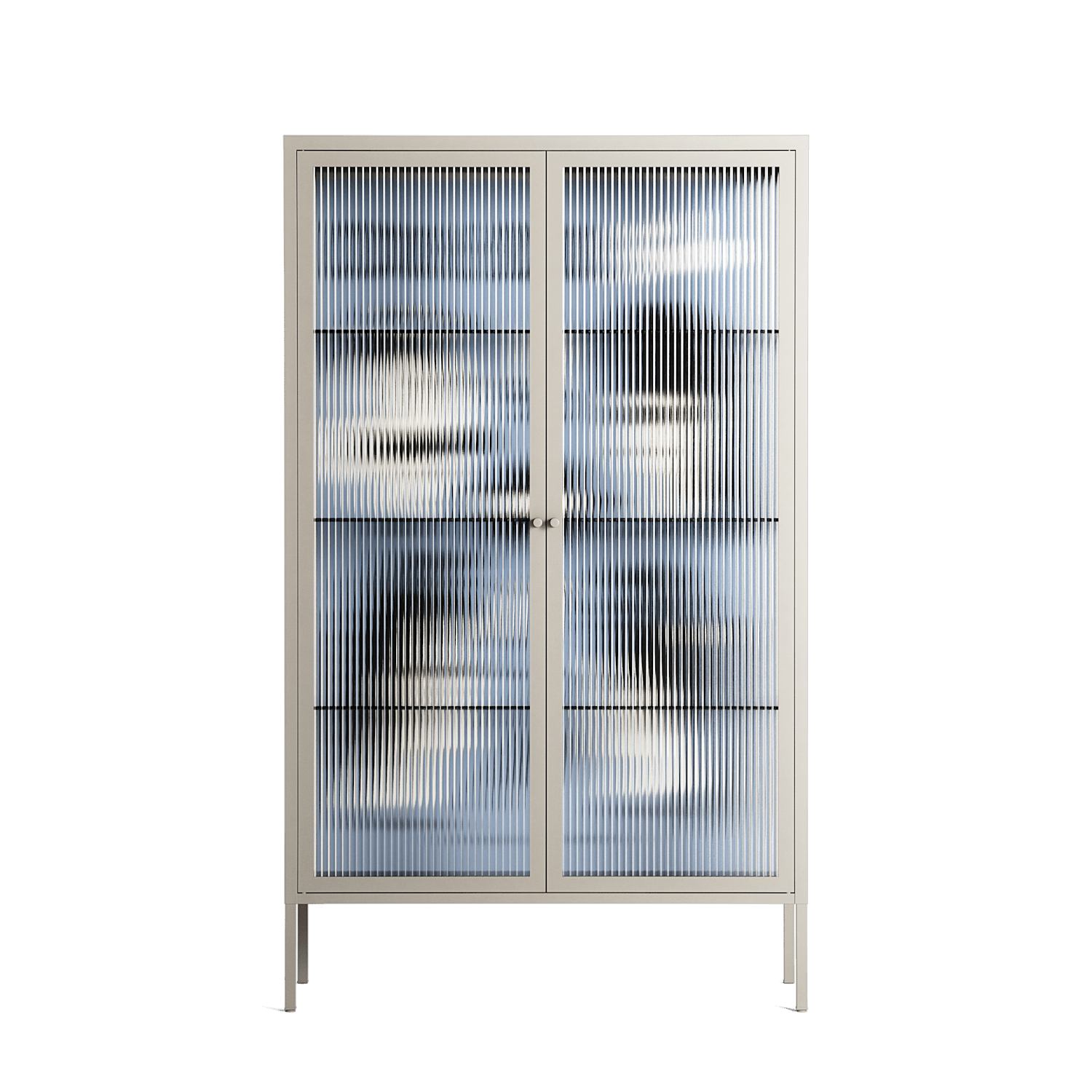 Cool Cool Salon Grey - Cabinet - Aley Wild - Pebble - Reeded glass