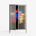 Mushroom Dance Multi - Cabinet - Aley Wild - Pebble - Reeded glass