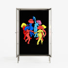 Mushroom Dance Multi - Cabinet - Aley Wild - Pebble - Reeded glass