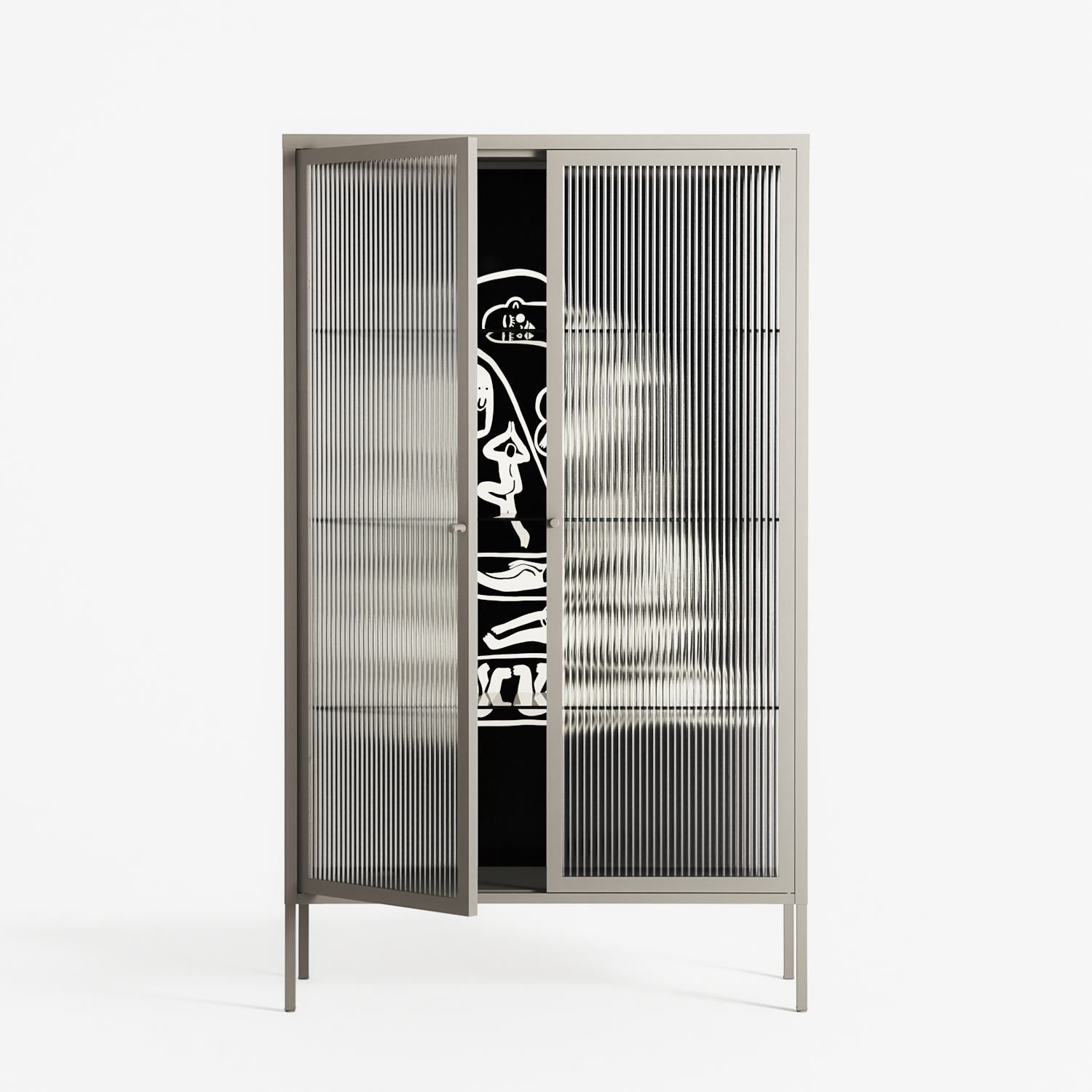 Nudes on Nudes - Cabinet - Aley Wild - Pebble - Reeded glass