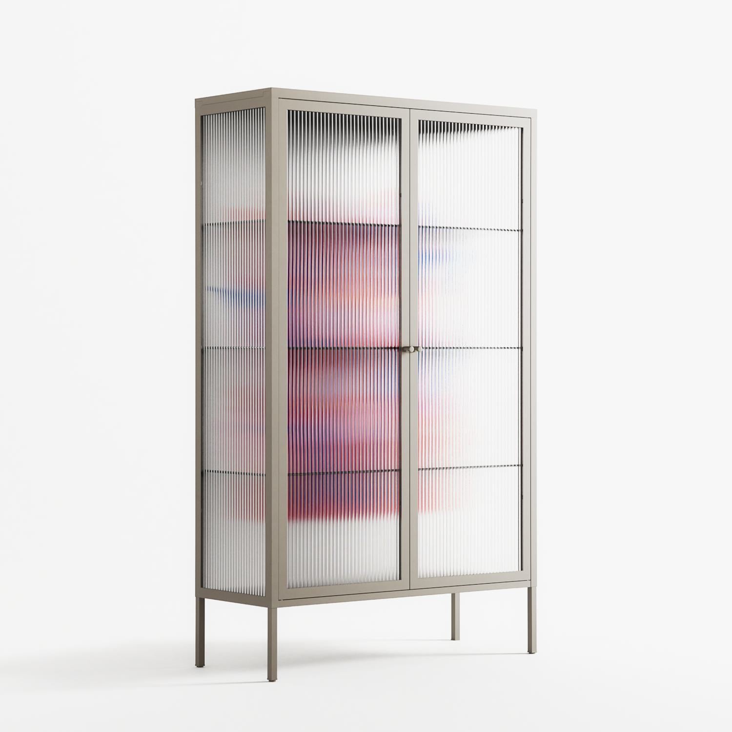 Buttercup - Cabinet - Katie O’Shea - Pebble - Reeded glass