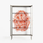 Orange Flowers 1 - Cabinet - Katie O’Shea - Pebble - Reeded glass