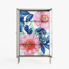 Pink Anemones - Cabinet - Katie O’Shea - Pebble - Reeded glass