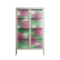 Pink Floras - Cabinet - Katie O’Shea - Pebble - Reeded glass