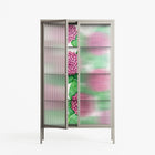 Pink Floras - Cabinet - Katie O’Shea - Pebble - Reeded glass
