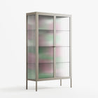 Pink Floras - Cabinet - Katie O’Shea - Pebble - Reeded glass