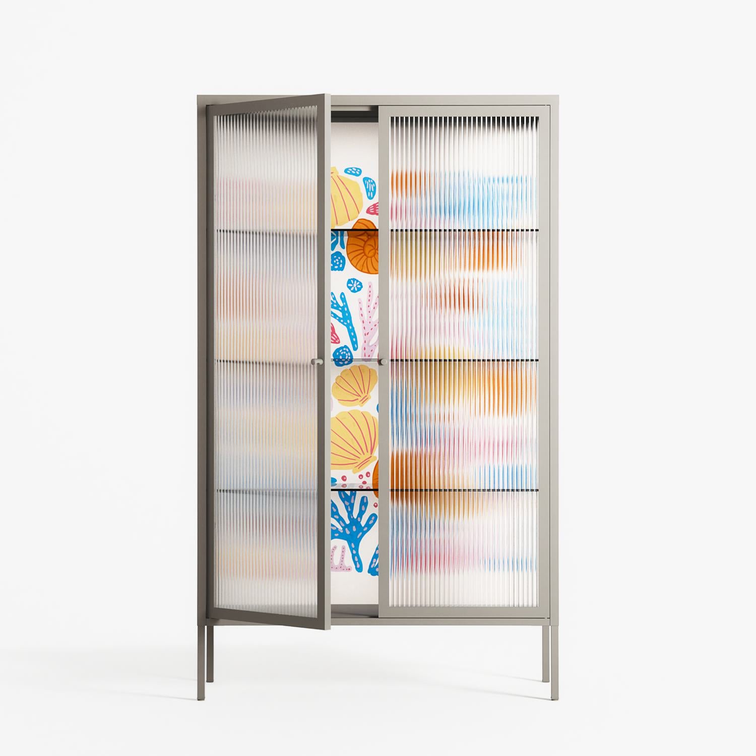 Sea Critters - Cabinet - Katie O’Shea - Pebble - Reeded glass