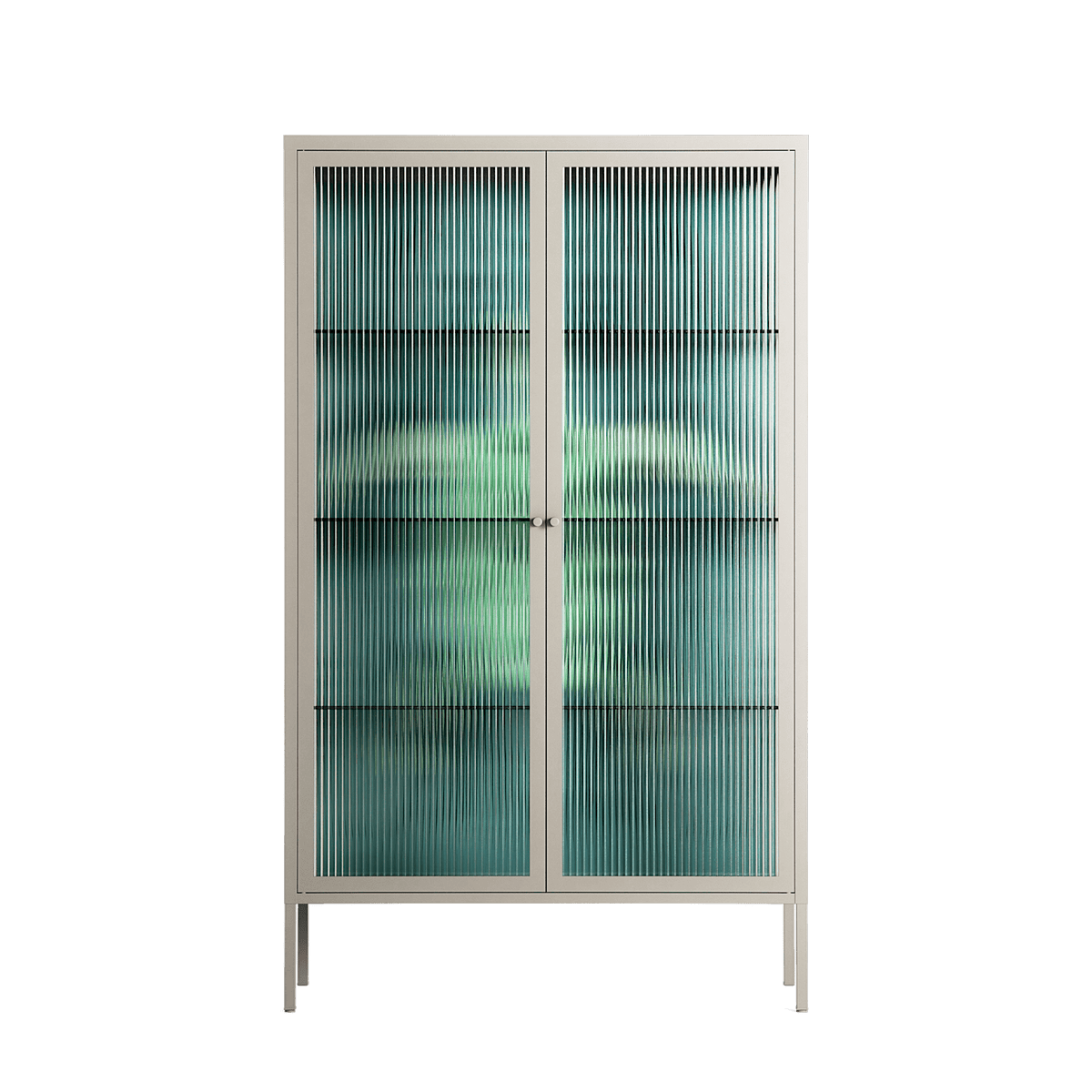 Turtle With Kelp - Cabinet - Katie O’Shea - Pebble - Reeded glass