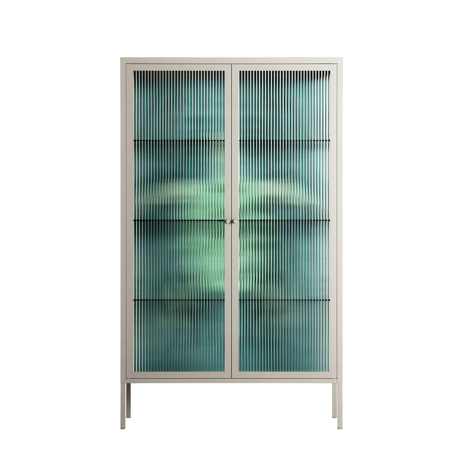 Turtle With Kelp - Cabinet - Katie O’Shea - Pebble - Reeded glass