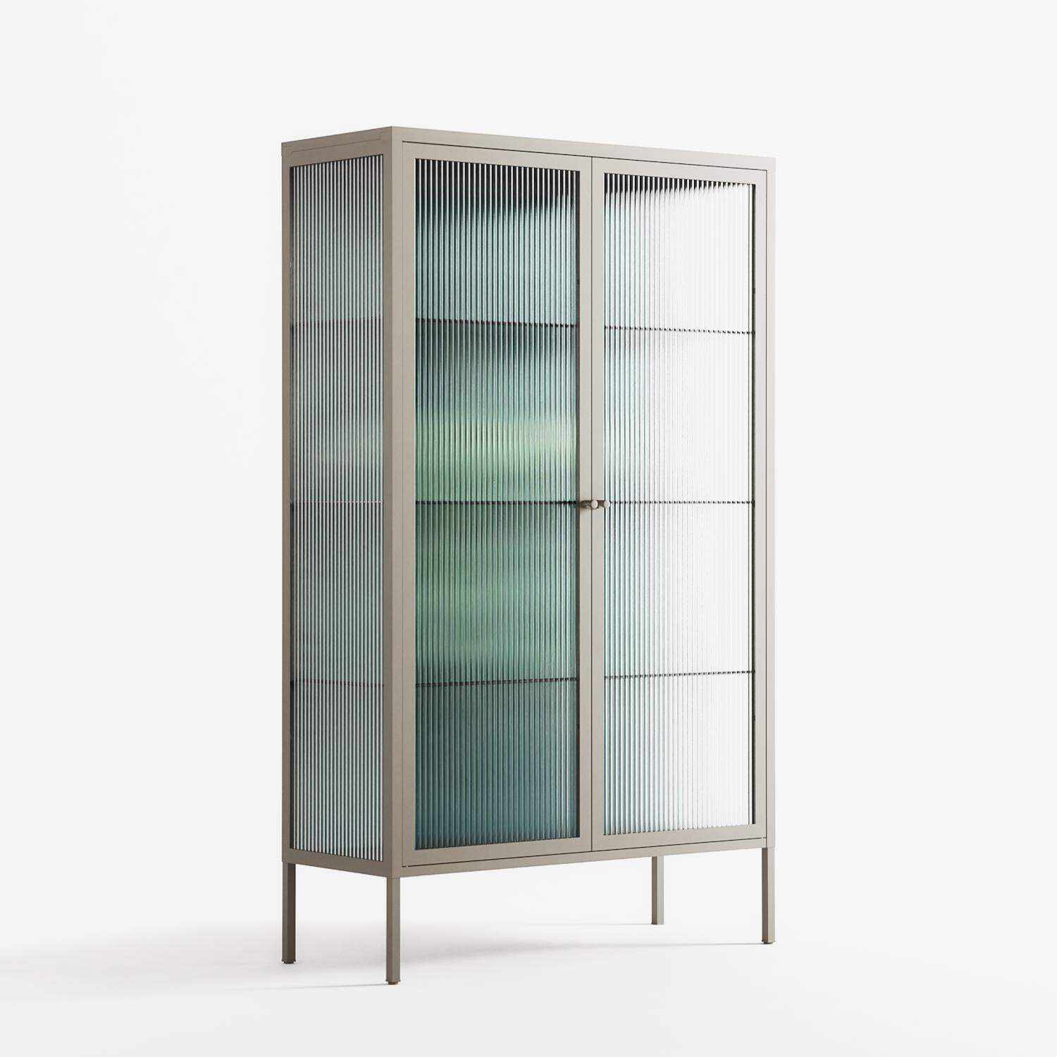 Turtle With Kelp - Cabinet - Katie O’Shea - Pebble - Reeded glass