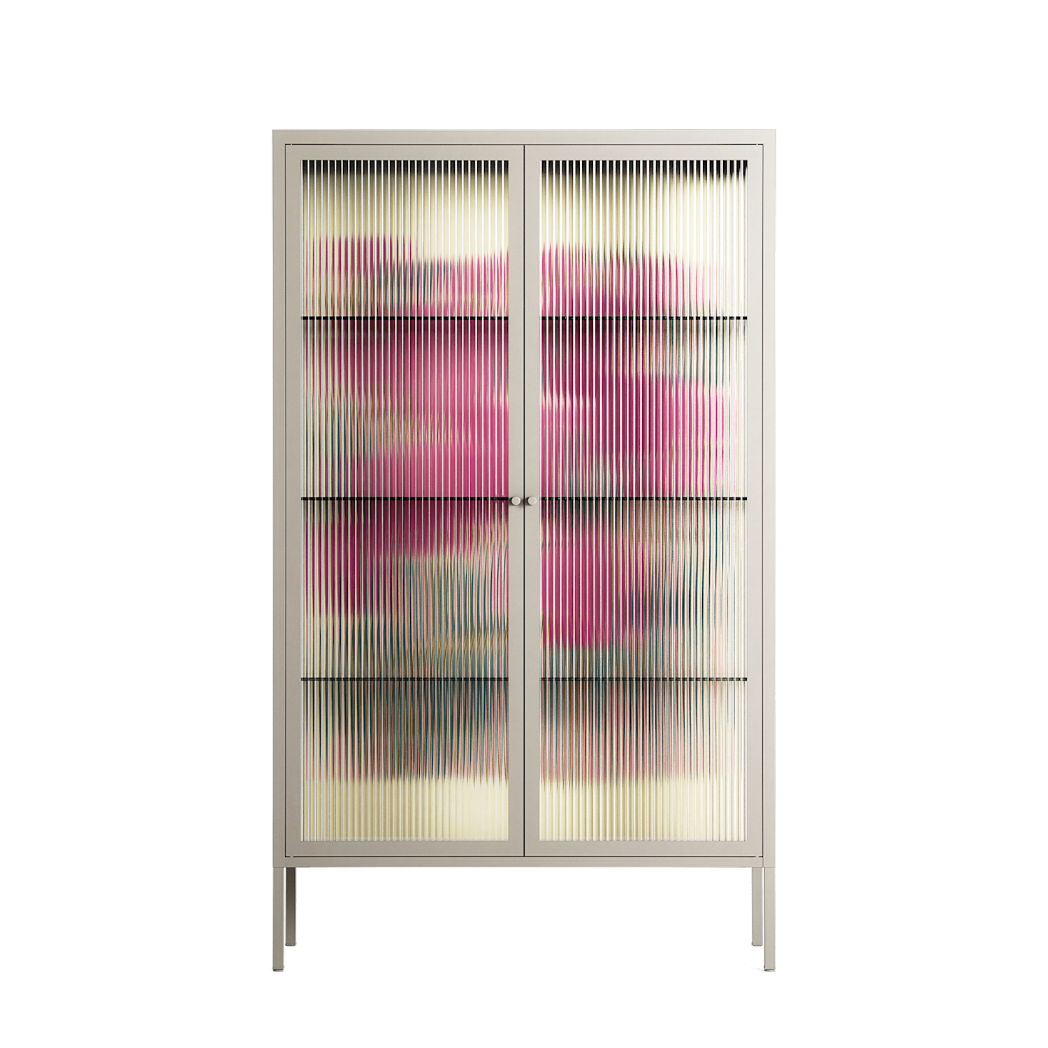 Tulips - Cabinet - Katie O’Shea - Pebble - Reeded glass