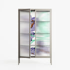 Tulips Purple - Cabinet - Katie O’Shea - Pebble - Reeded glass
