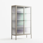 Tulips Purple - Cabinet - Katie O’Shea - Pebble - Reeded glass