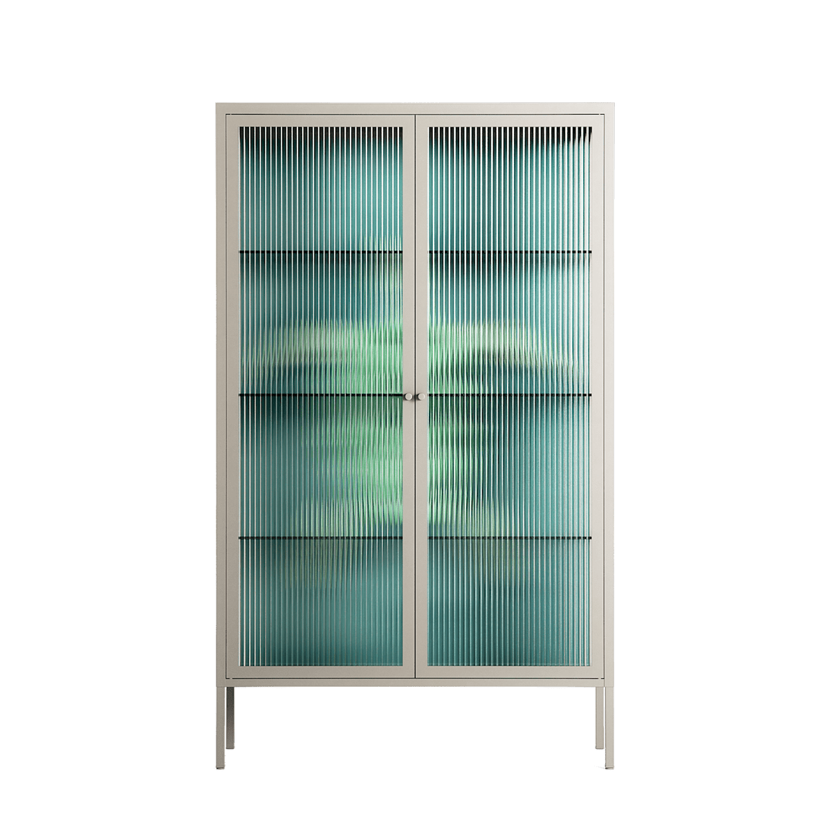 Turtle Without Kelp - Cabinet - Katie O’Shea - Pebble - Reeded glass