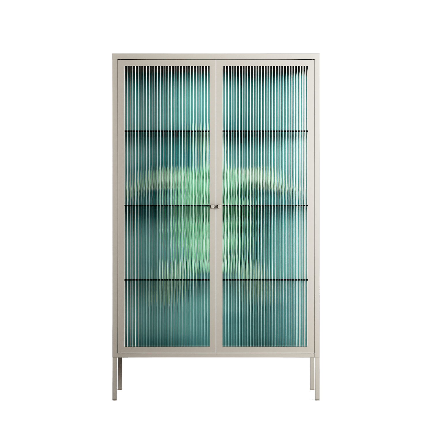 Turtle Without Kelp - Cabinet - Katie O’Shea - Pebble - Reeded glass
