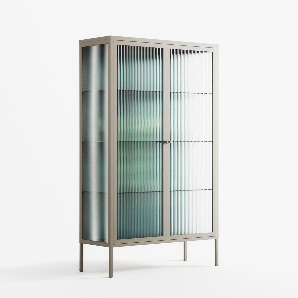 Turtle Without Kelp - Cabinet - Katie O’Shea - Pebble - Reeded glass