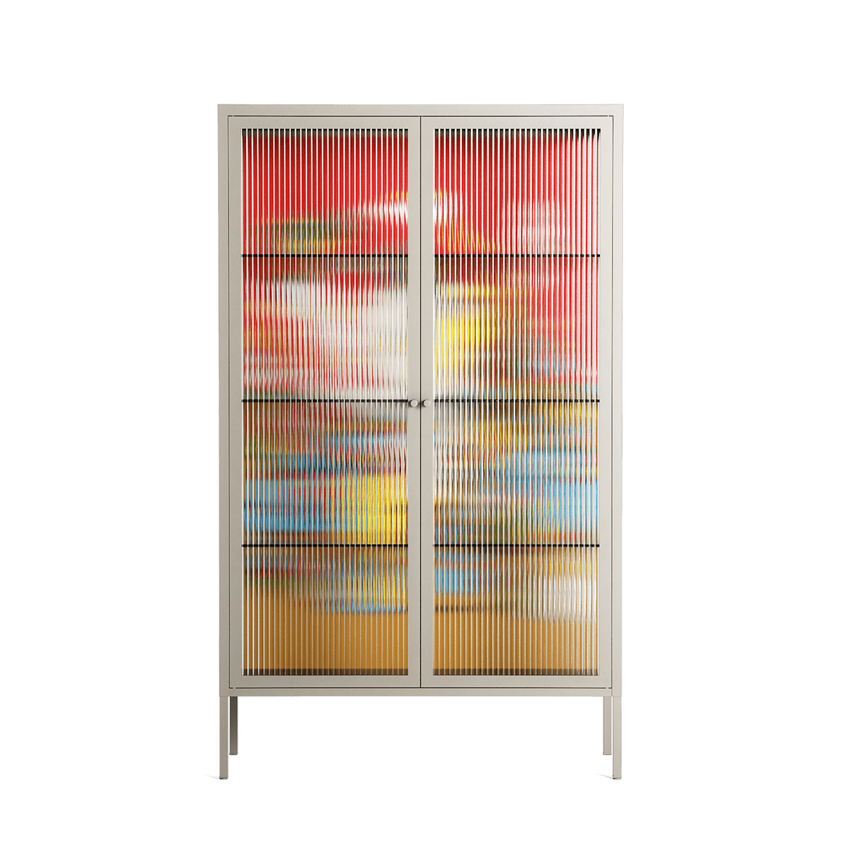 Ganesha - Cabinet - Cezar Berje - Pebble - Reeded glass