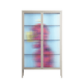 Flower - Cabinet - Cezar Berje - Pebble - Reeded glass