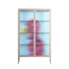 Flower - Cabinet - Cezar Berje - Pebble - Reeded glass