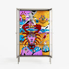 Solar Cancer - Cabinet - Cezar Berje - Pebble - Reeded glass