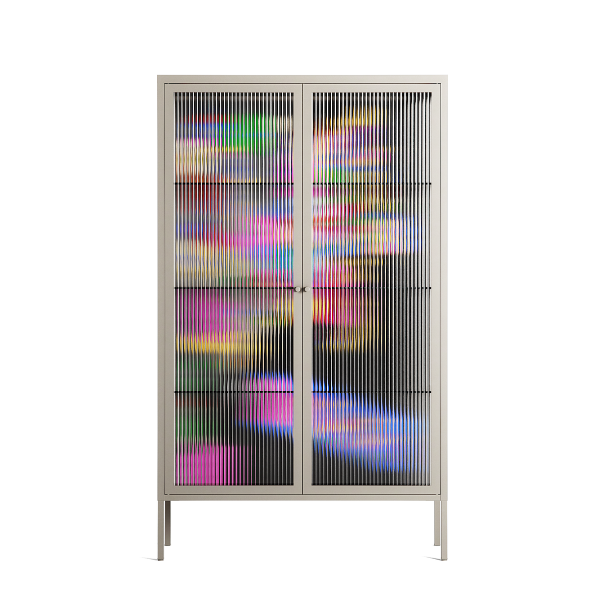 Gentleman - Cabinet - Cezar Berje - Pebble - Reeded glass