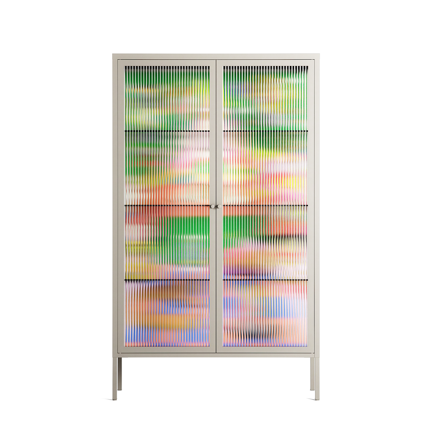 The Holy Mountain - Cabinet - Cezar Berje - Pebble - Reeded glass