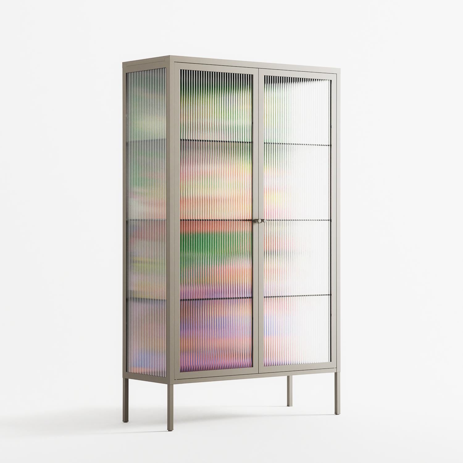 The Holy Mountain - Cabinet - Cezar Berje - Pebble - Reeded glass
