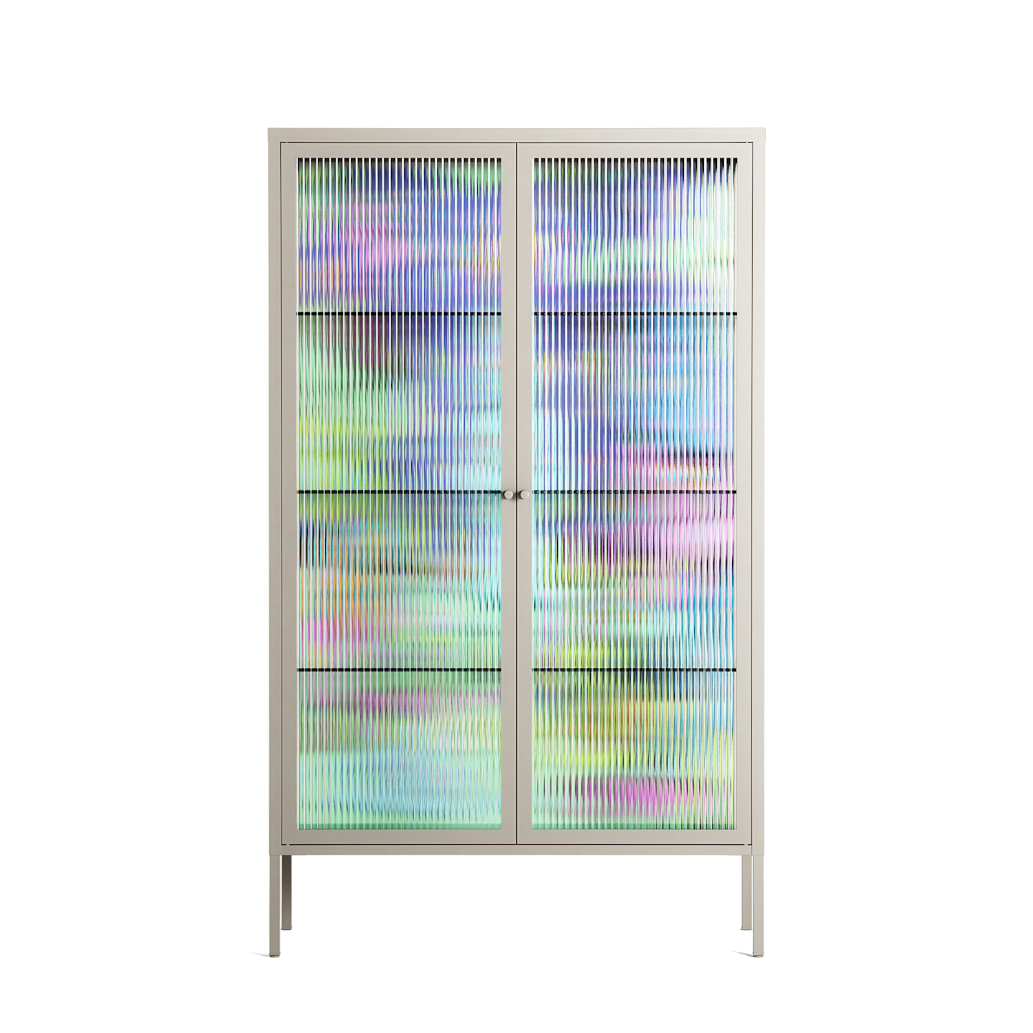 Transmutation - Cabinet - Cezar Berje - Pebble - Reeded glass