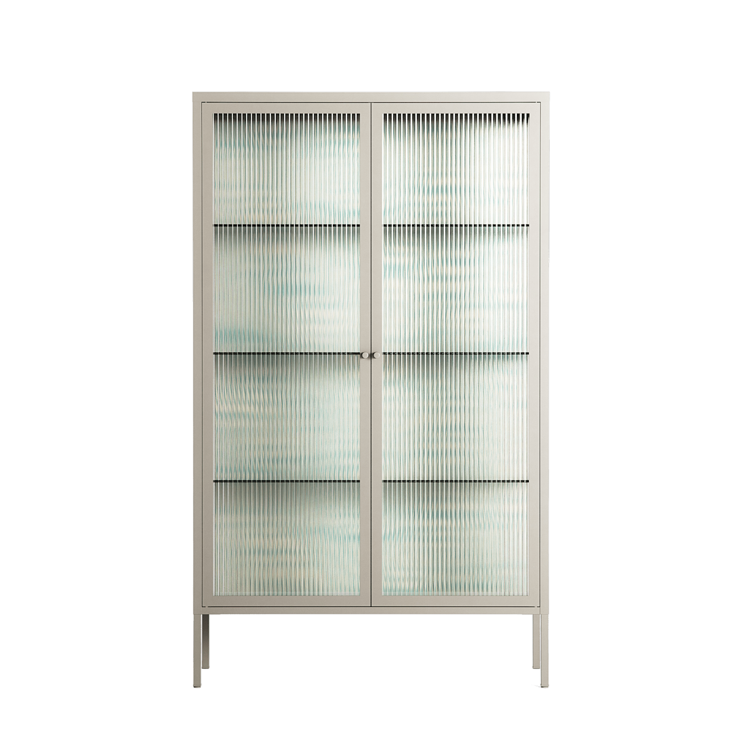 Epic Swirl - Cabinet - Amy Suther - Pebble - Reeded glass