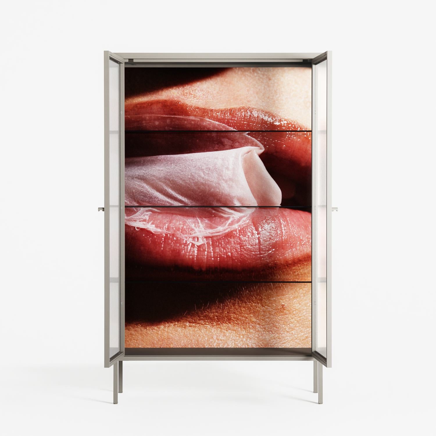 Blow - Cabinet - Nadia Ryder - Pebble - Reeded glass