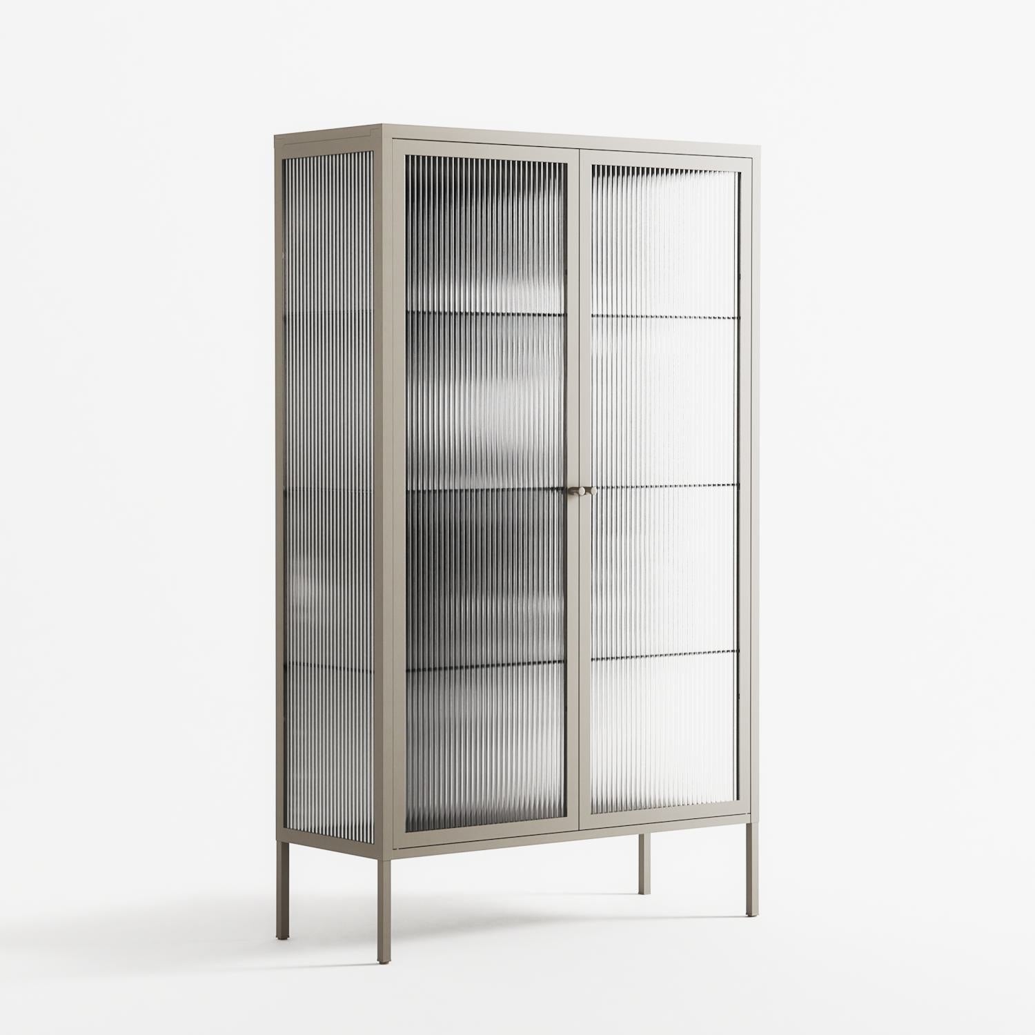 Gel - Cabinet - Nadia Ryder - Pebble - Reeded glass
