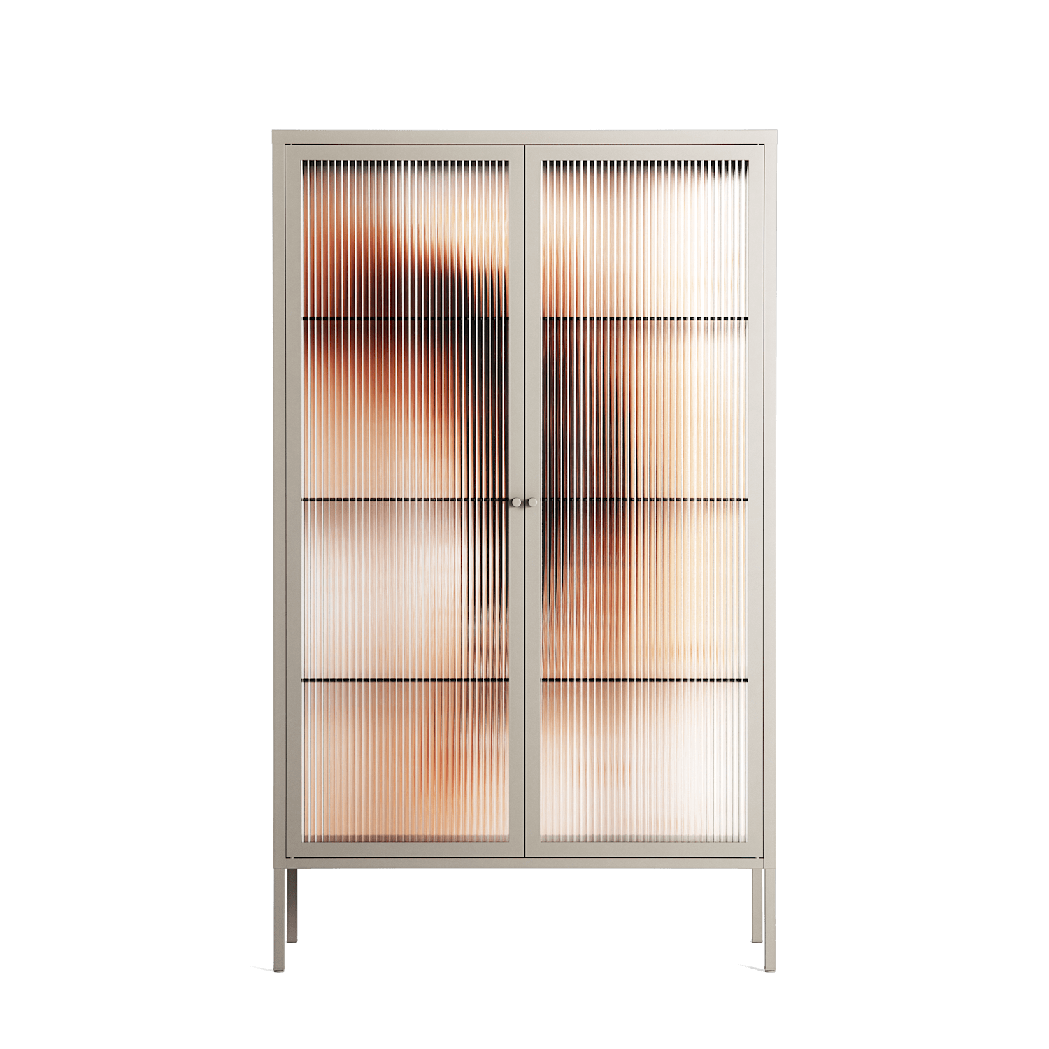 Glow - Cabinet - Nadia Ryder - Pebble - Reeded glass