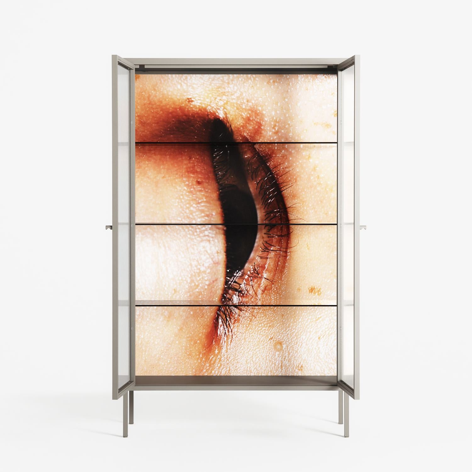 Glow - Cabinet - Nadia Ryder - Pebble - Reeded glass