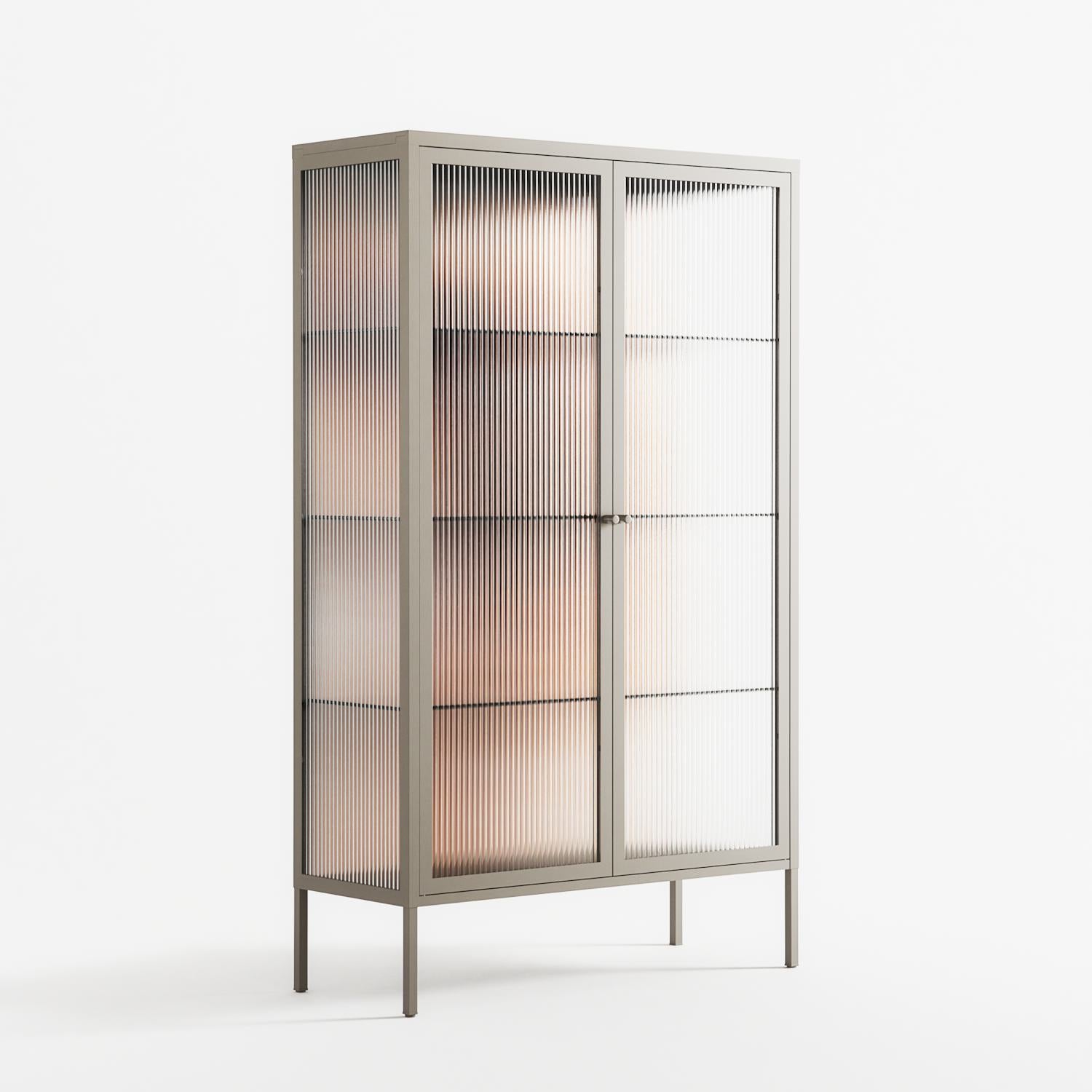Glow - Cabinet - Nadia Ryder - Pebble - Reeded glass