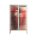 Red 2 - Cabinet - Nadia Ryder - Pebble - Reeded glass