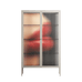 Red 4 - Cabinet - Nadia Ryder - Pebble - Reeded glass