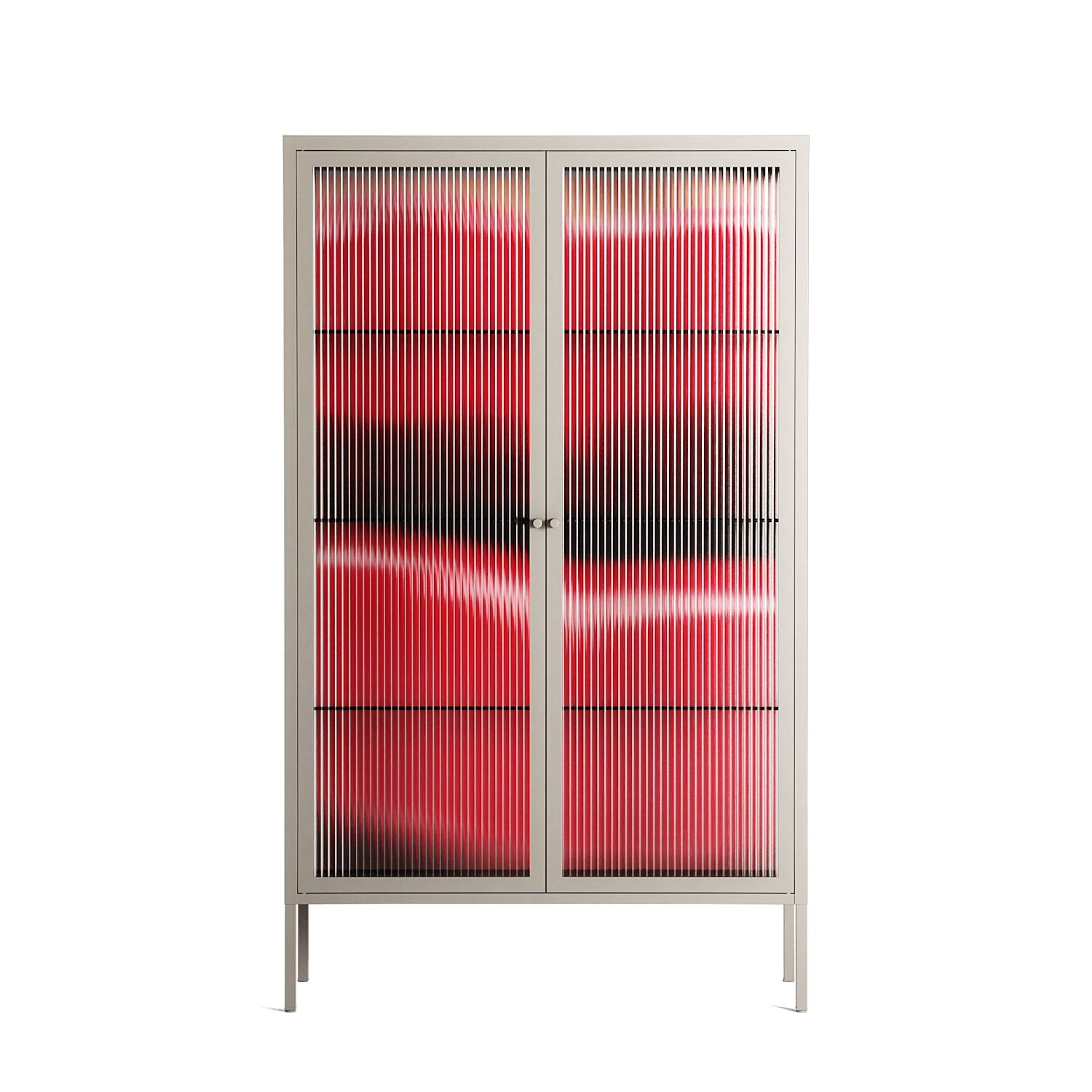 Squish - Cabinet - Nadia Ryder - Pebble - Reeded glass
