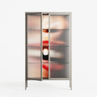 Teeth - Cabinet - Nadia Ryder - Pebble - Reeded glass