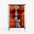 The Art Of Kissing 2 - Cabinet - Nadia Ryder - Pebble - Reeded glass