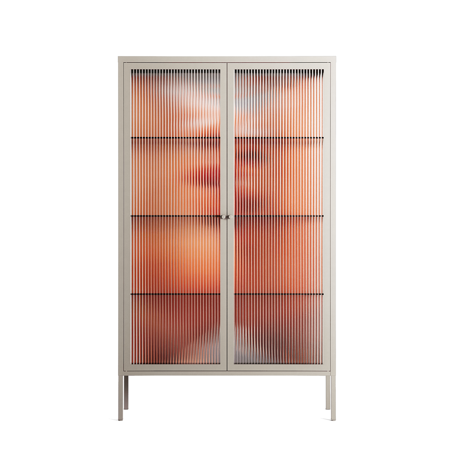 The Art Of Kissing - Cabinet - Nadia Ryder - Pebble - Reeded glass