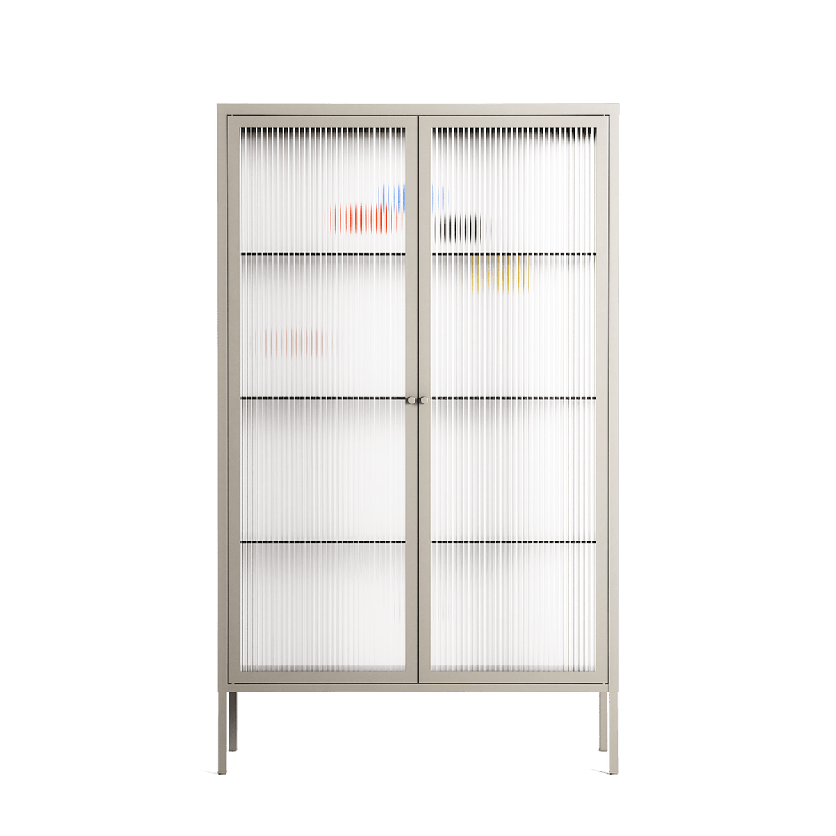 Épanoui - Cabinet - David Vanadia - Pebble - Reeded glass