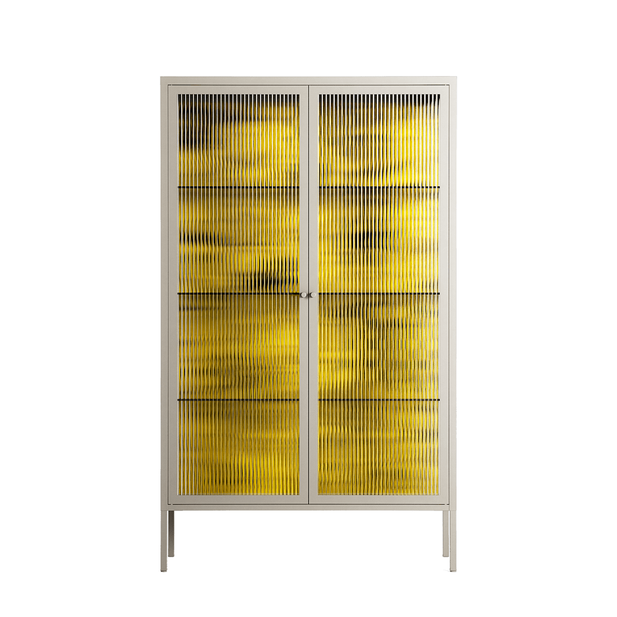 What a Mess - Cabinet - Craig Watkins - Pebble - Reeded glass