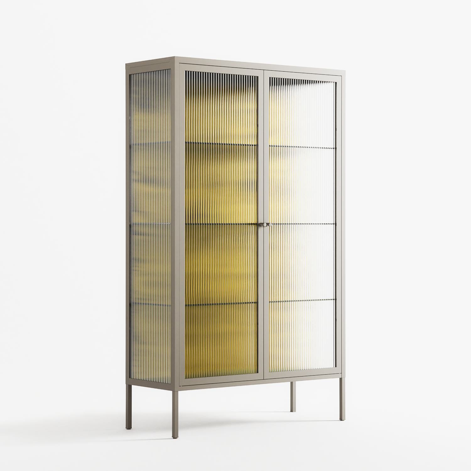 What a Mess - Cabinet - Craig Watkins - Pebble - Reeded glass