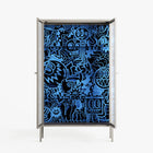 The Blue Line - Cabinet - Craig Watkins - Pebble - Reeded glass