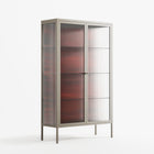 Wottosque Red - Cabinet - Craig Watkins - Pebble - Reeded glass