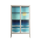 Sea Swim - Cabinet - Henry Rivers - Pebble - Reeded glass